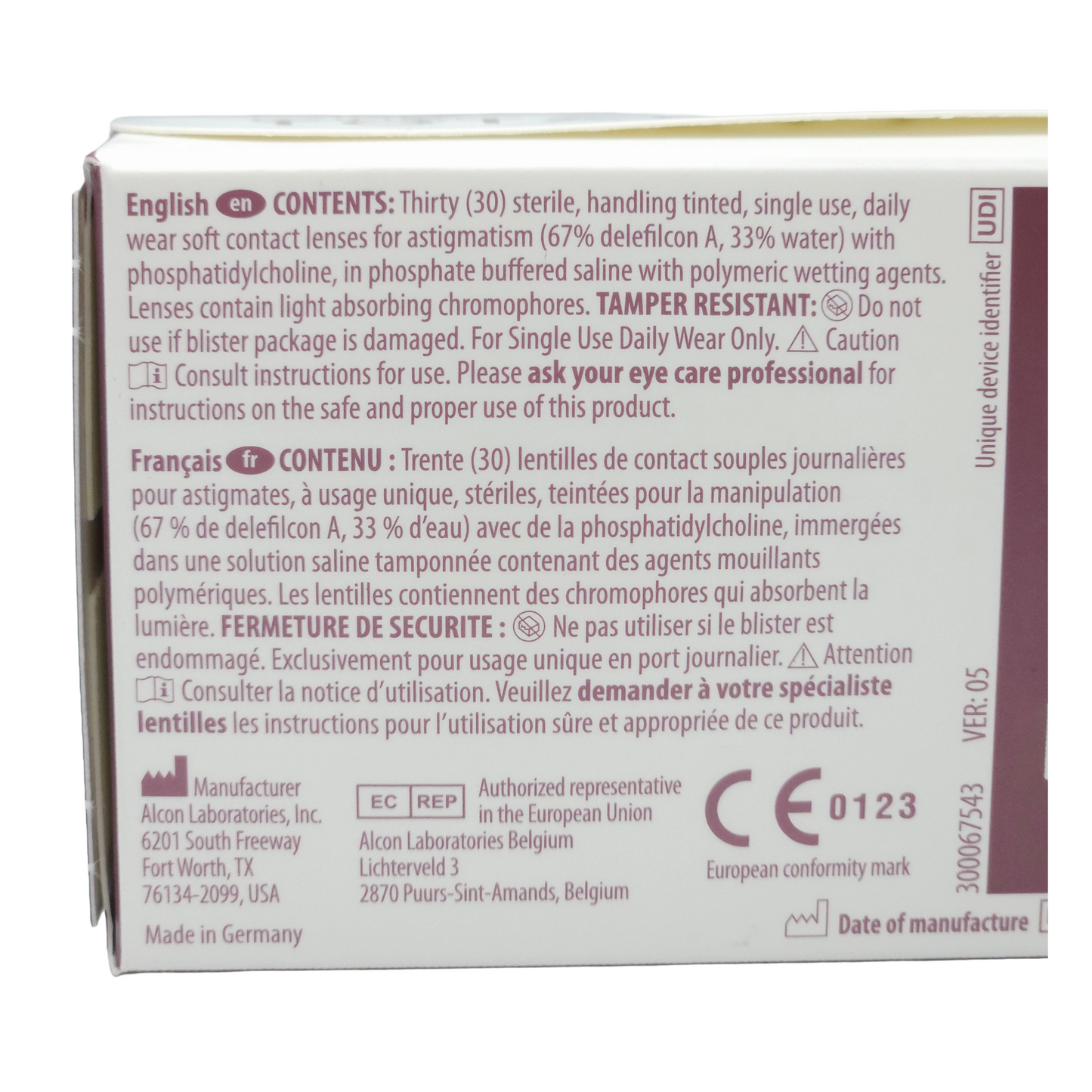 Dailies Total 1 for Astigmatism