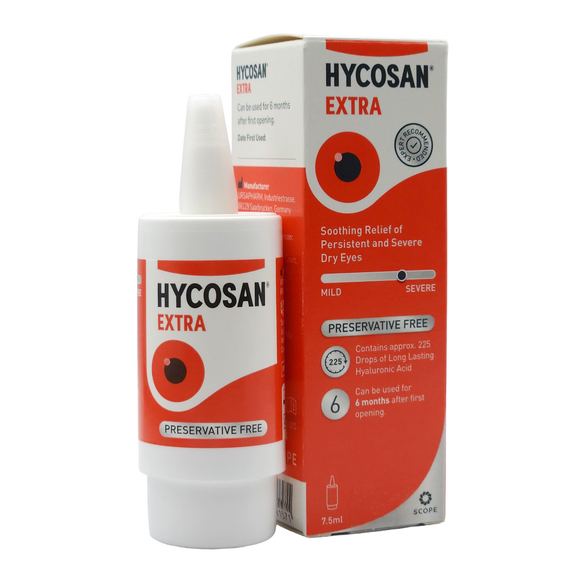 Hycosan Extra Preservative Free Eye Drops - 7.5ml