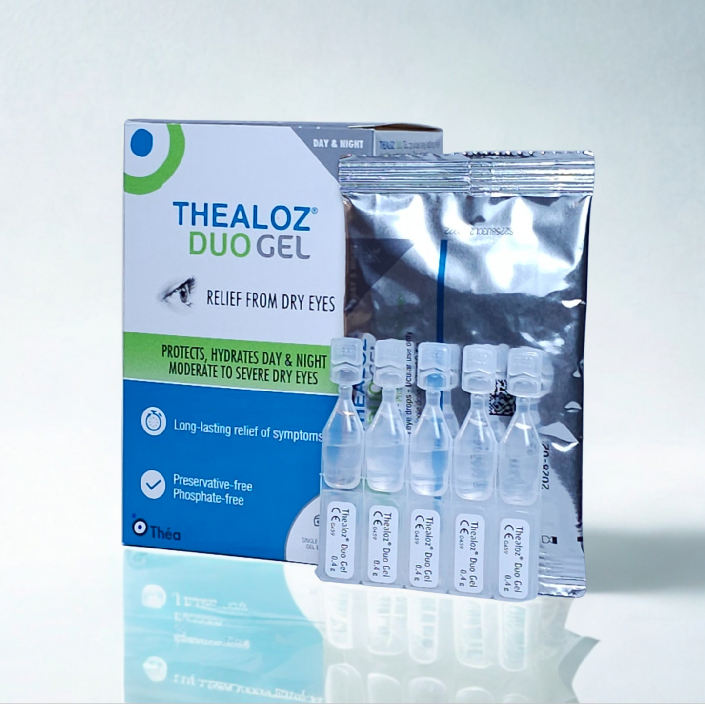 Thealoz® Duo Gel — Preservative-Free Dry Eye Gel (30 × 0.4 ml)