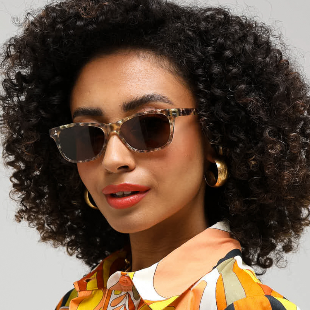 Cat-Eyestyle Womens Sunglasses Leopard Print