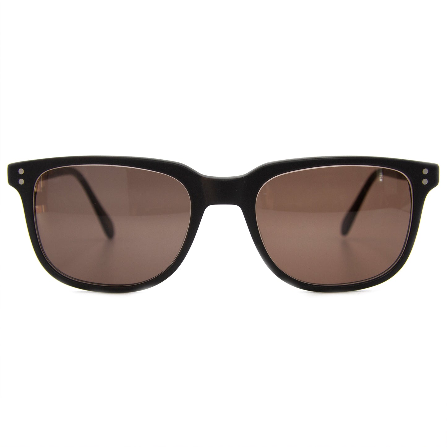 Square Matte Black Sunglasses