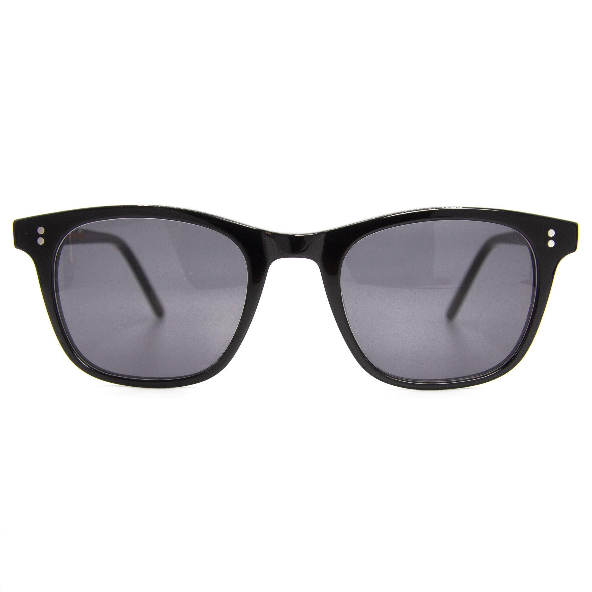 Soft Square Gloss Black Sunglasses