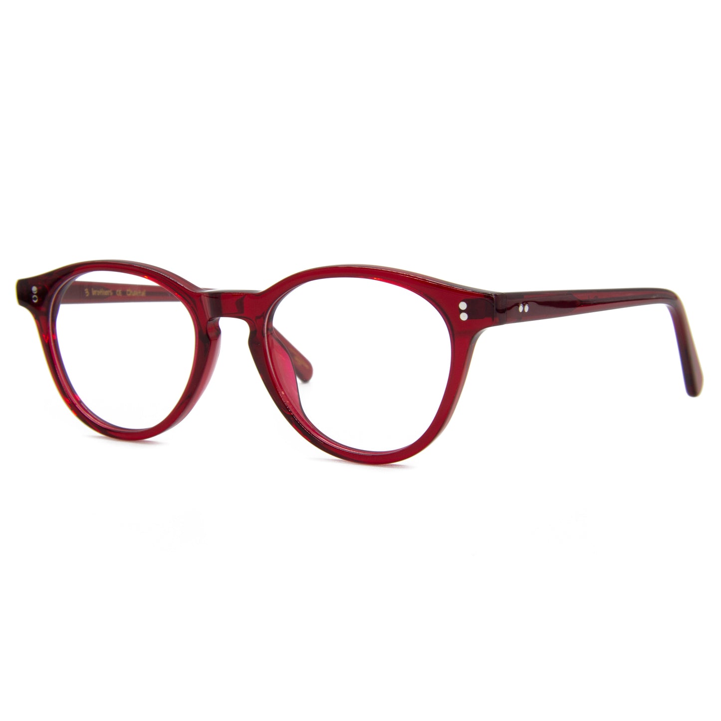 3 brothers - Chantal - Red - Prescription Glasses - Side